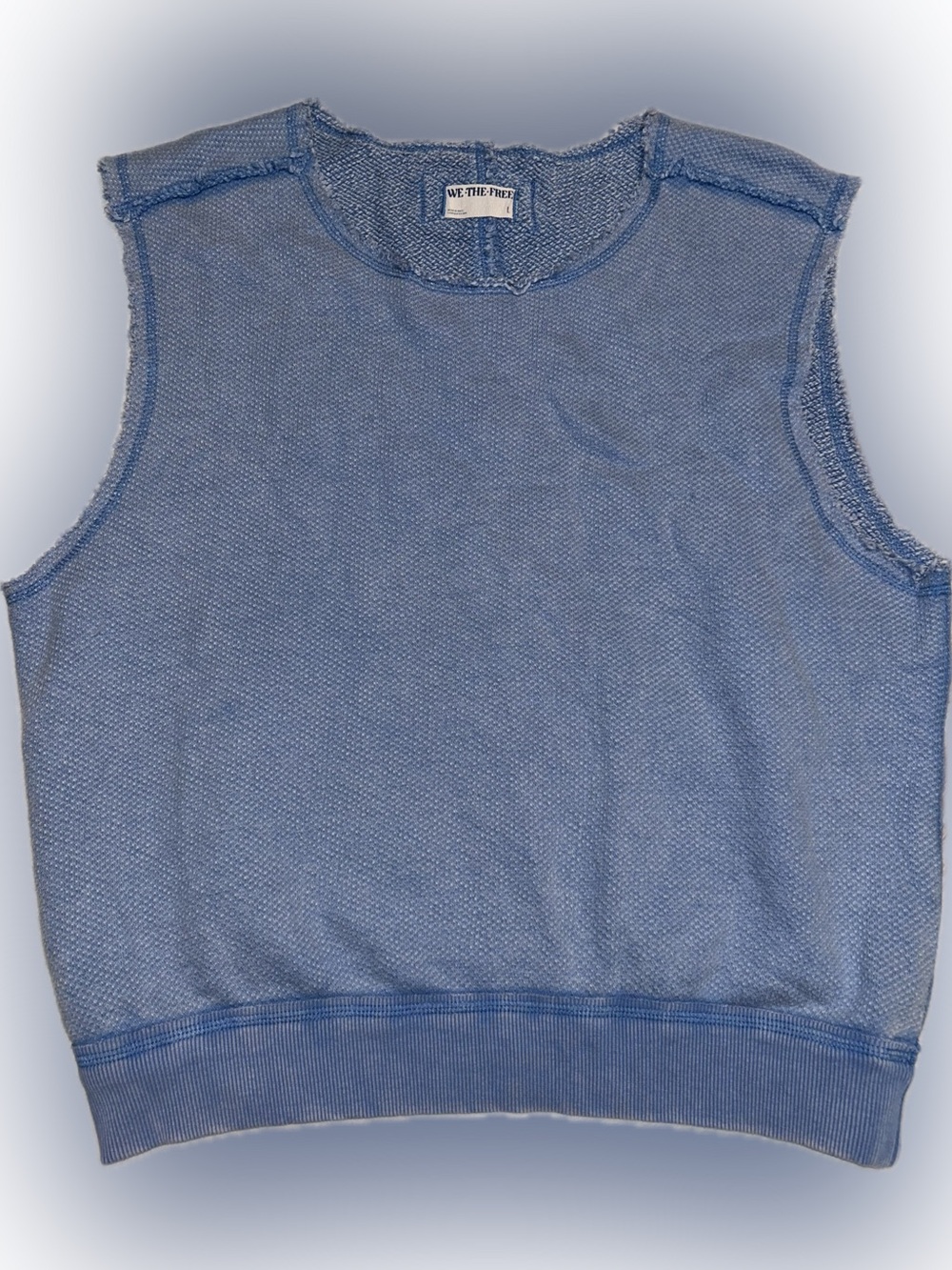 We The Free Light Blue Vest/Top